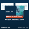 Research Presentation – cover