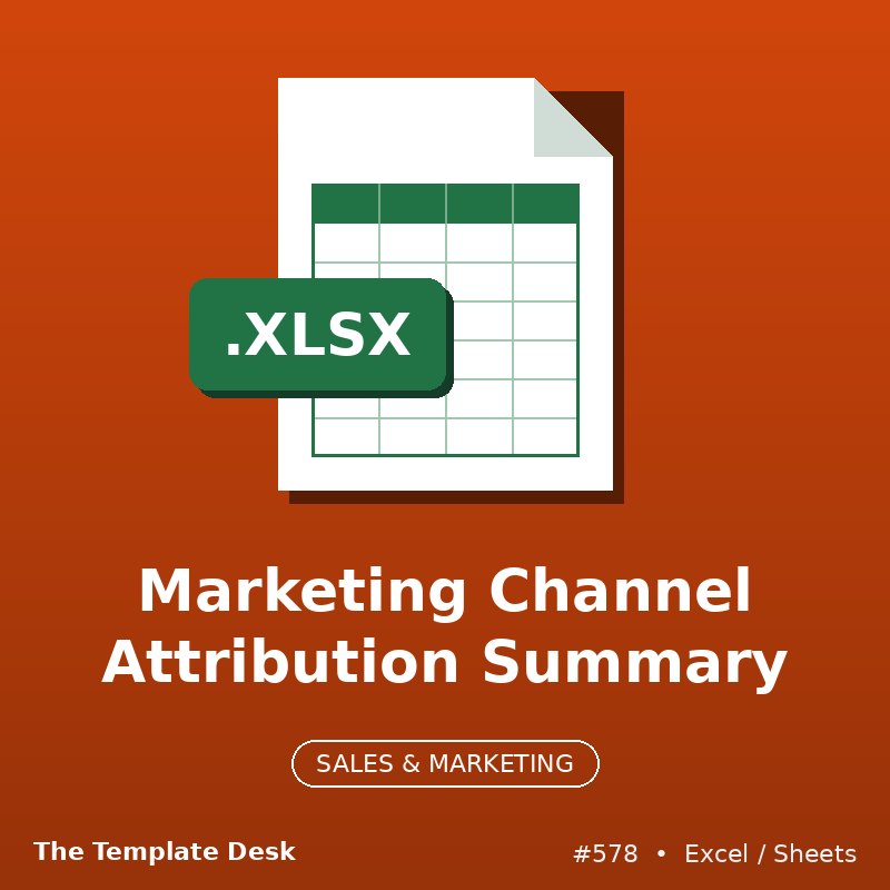 Marketing Channel Attribution Summary – cover
