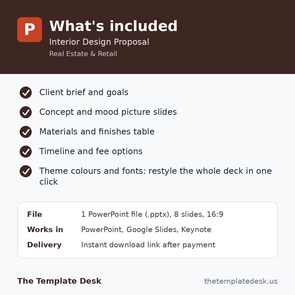 Interior Design Proposal – what's included
