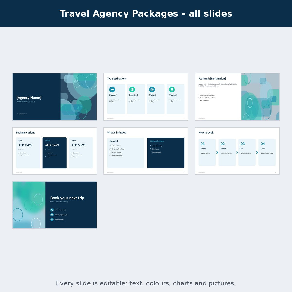Travel Agency Packages – preview
