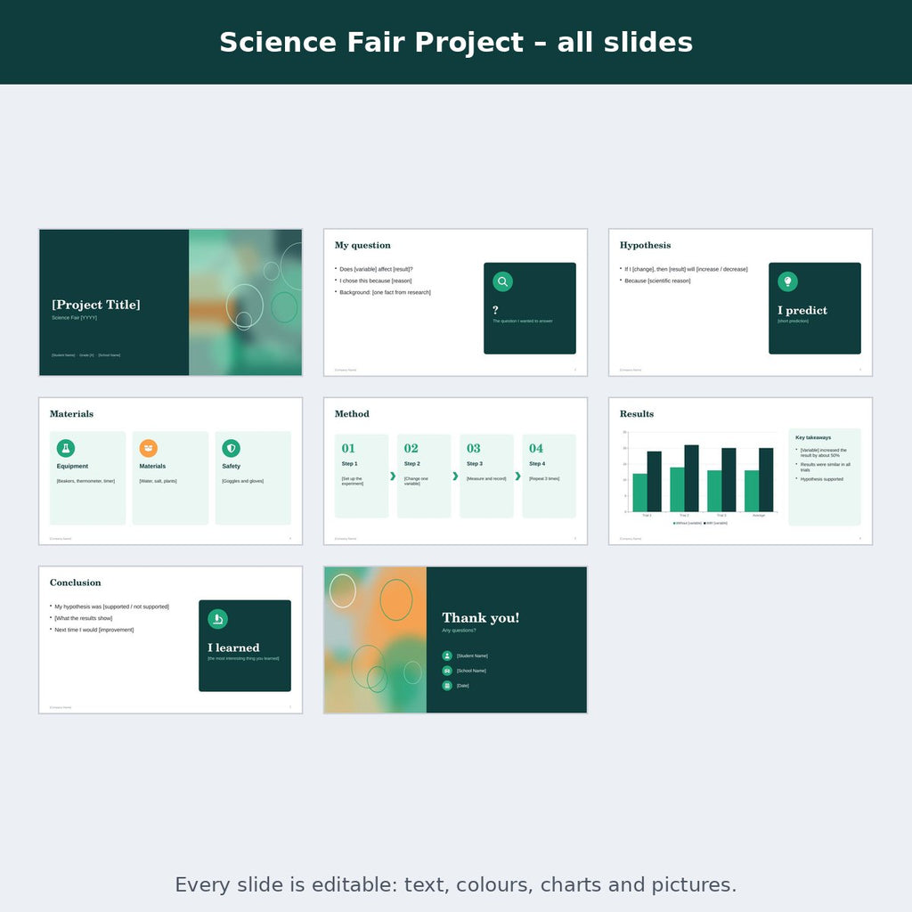 Science Fair Project – preview