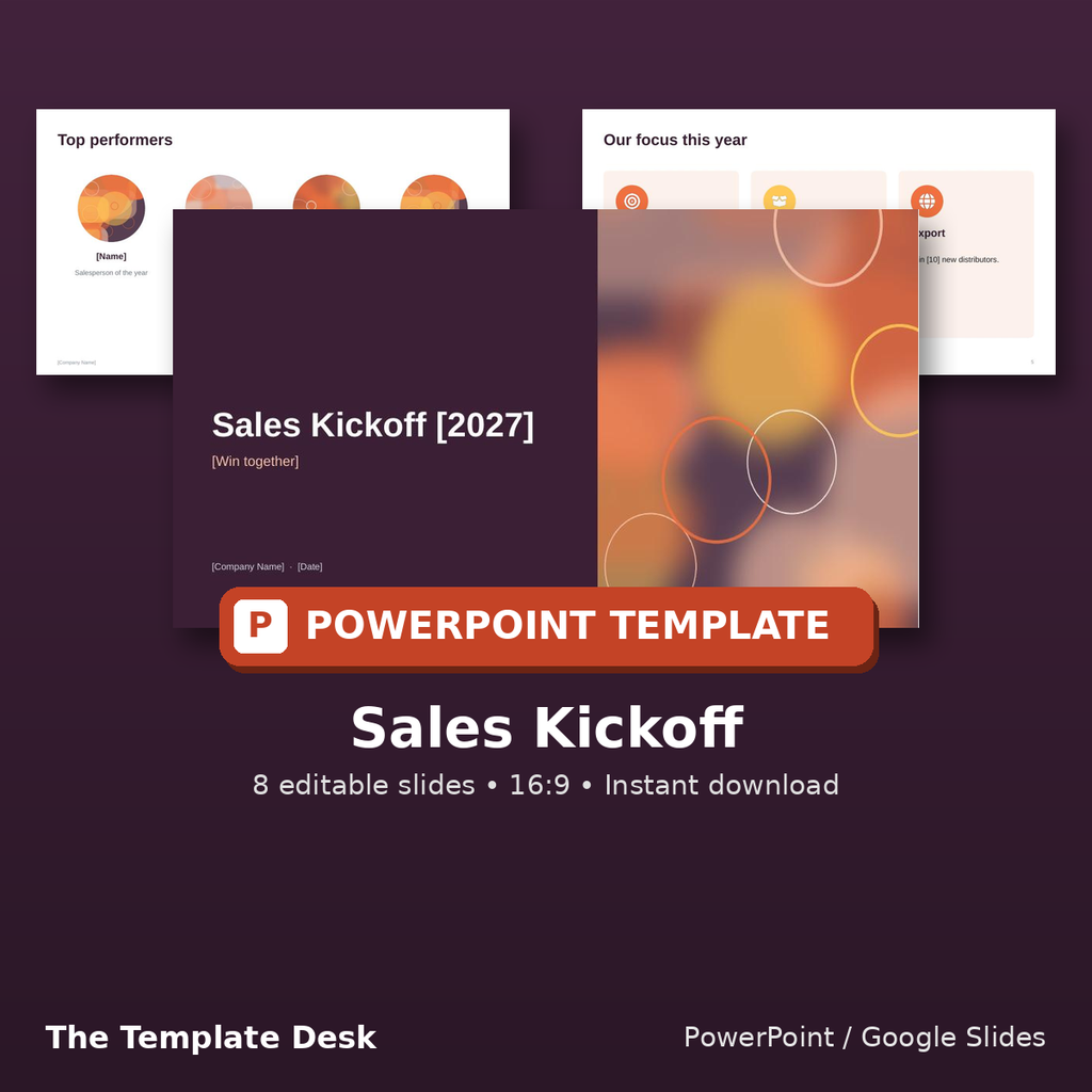 Sales Kickoff – cover