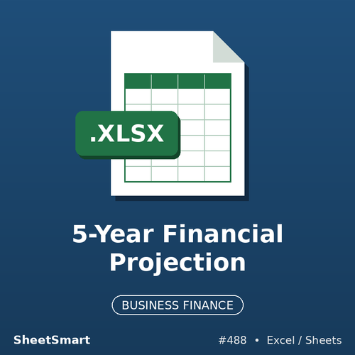 5-Year Financial Projection – Excel template