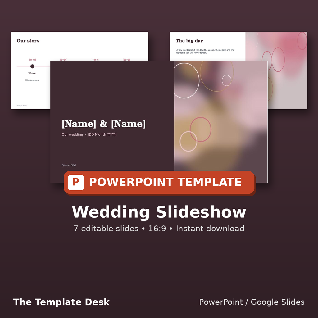 Wedding Slideshow – cover
