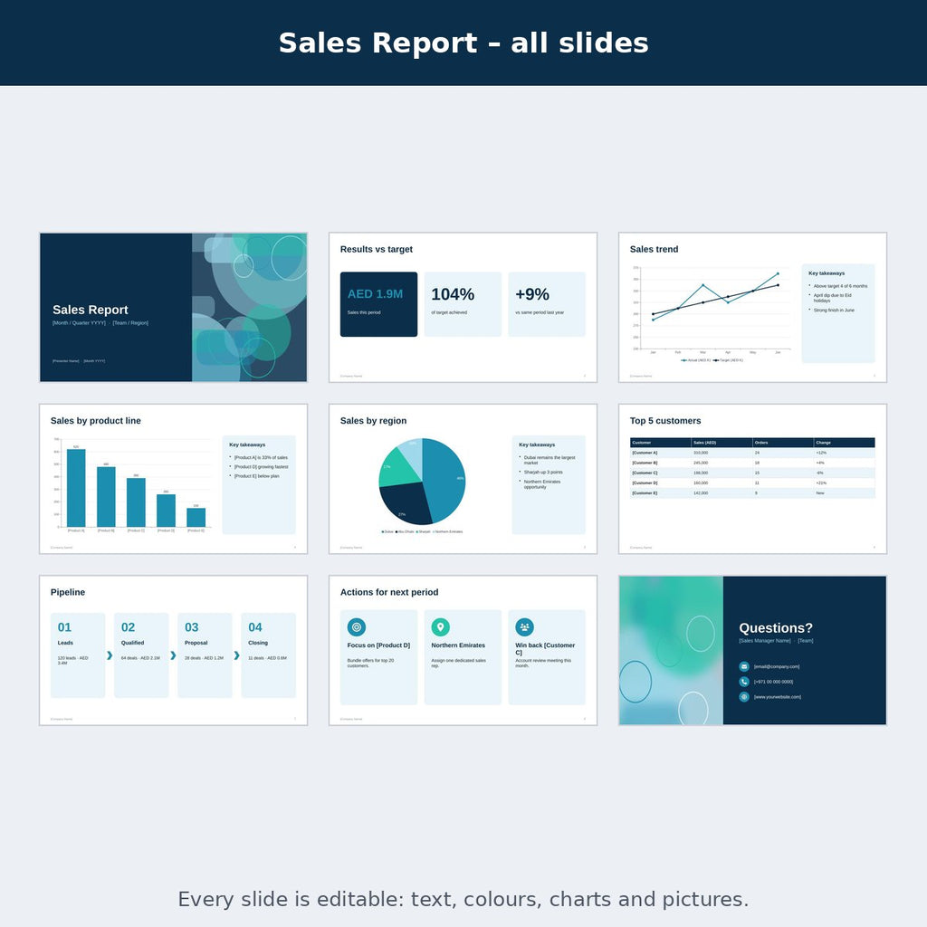 Sales Report – preview