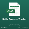 Daily Expense Tracker – Excel template