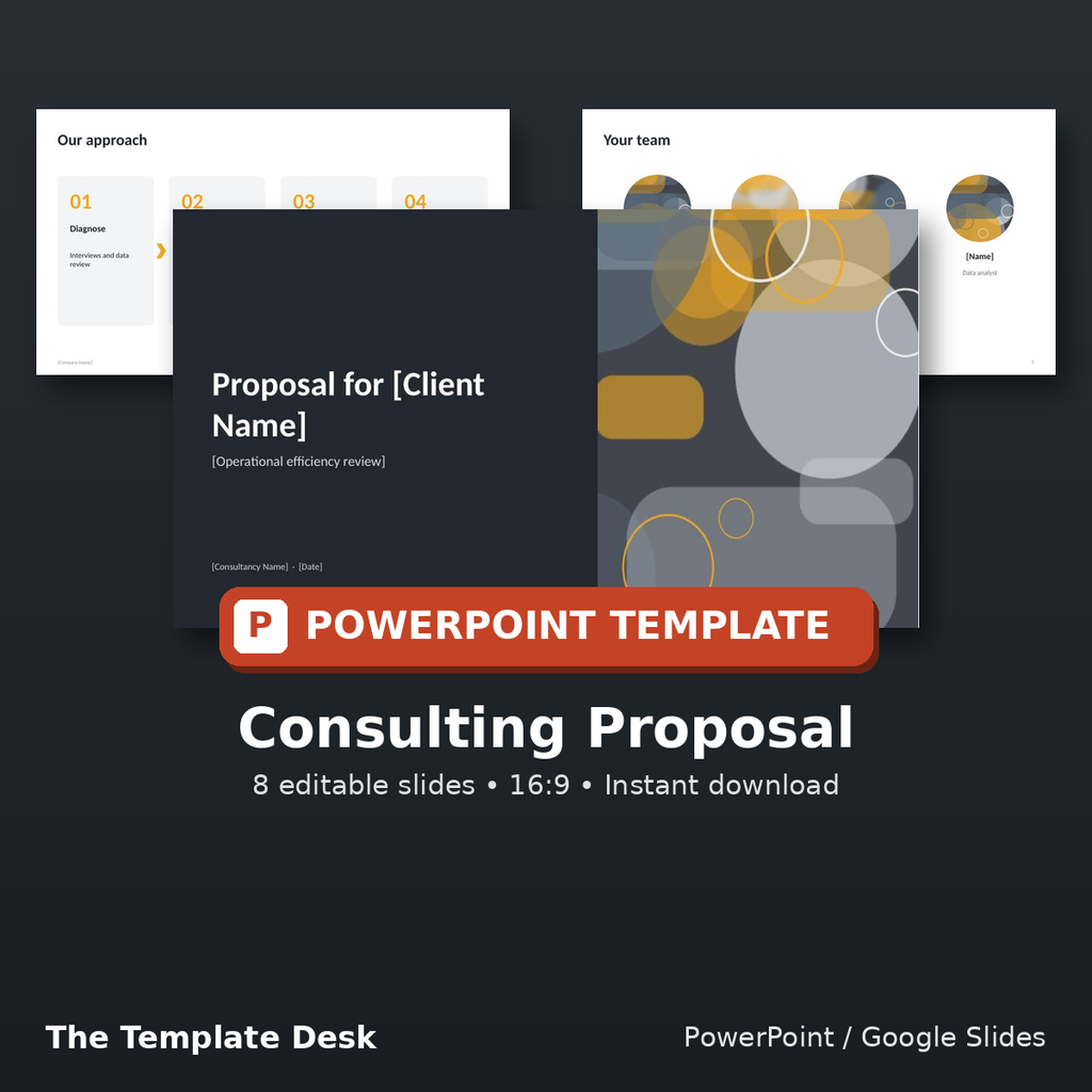 Consulting Proposal – cover