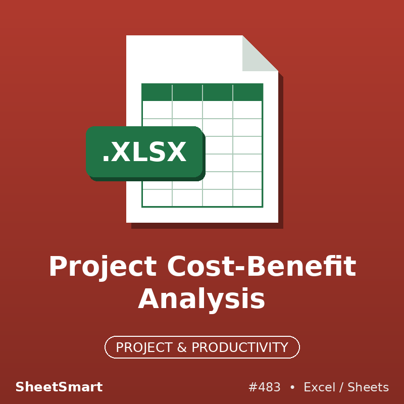 Project Cost-Benefit Analysis – Excel template