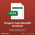 Project Cost-Benefit Analysis – Excel template