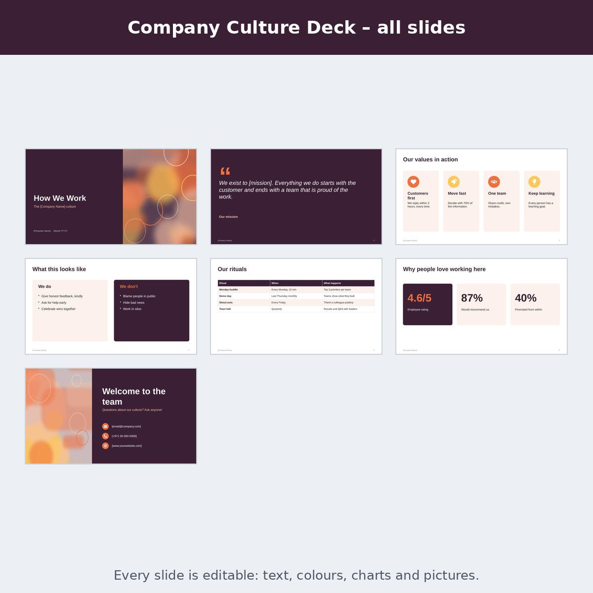 Company Culture Deck – preview