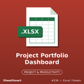 Project Portfolio Dashboard – Excel template
