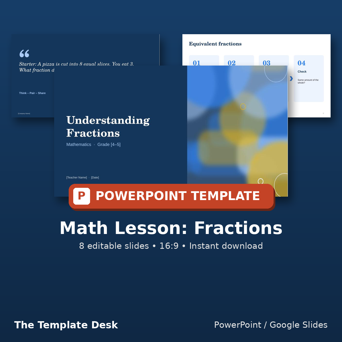 Math Lesson: Fractions – cover