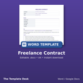 Freelance Contract – cover