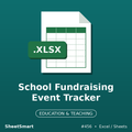 School Fundraising Event Tracker – Excel template