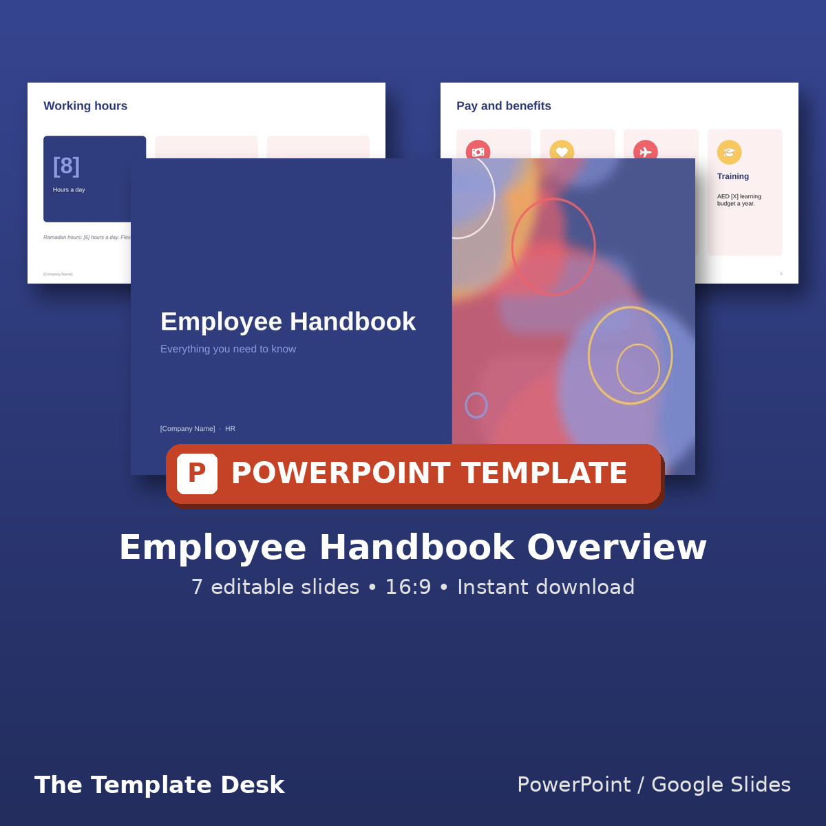 Employee Handbook Overview – cover