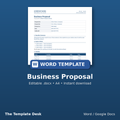 Business Proposal – cover