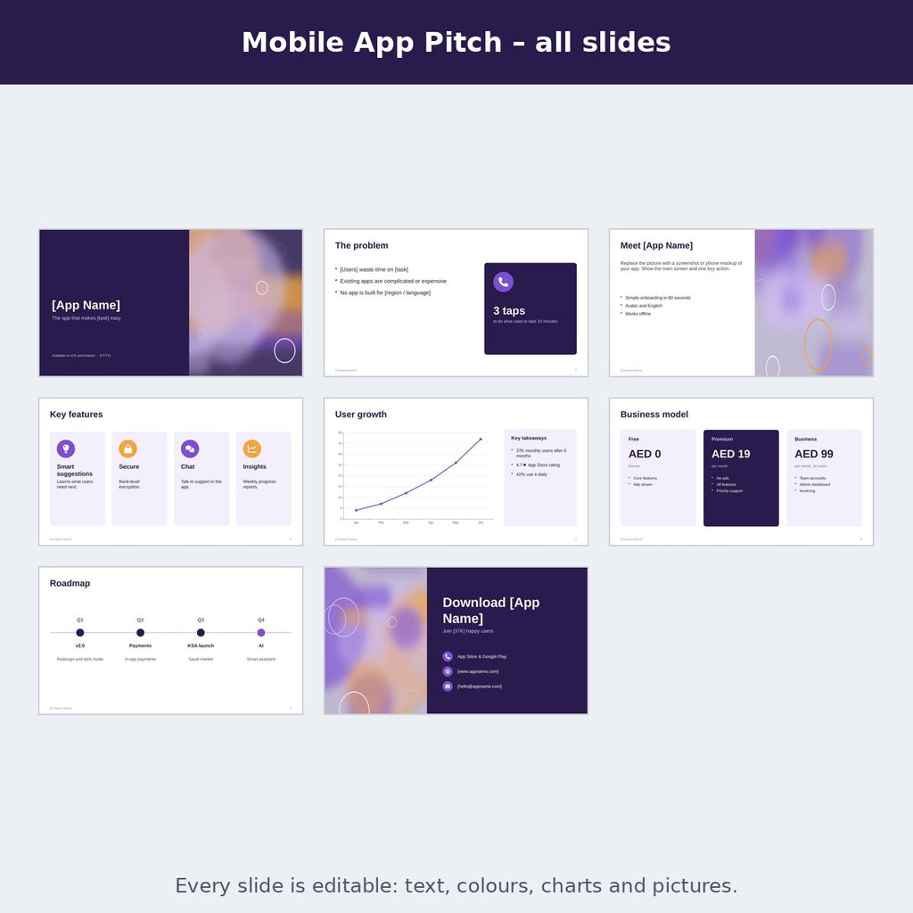 Mobile App Pitch – preview