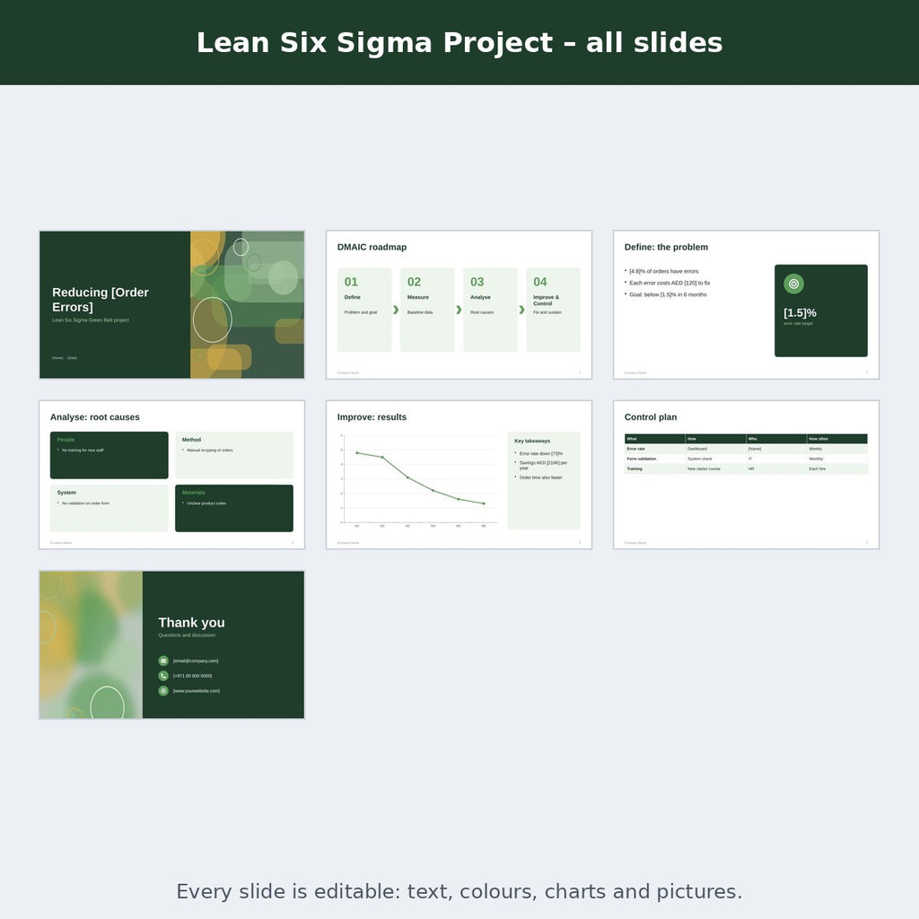 Lean Six Sigma Project – preview