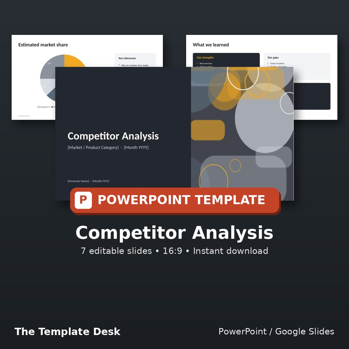 Competitor Analysis – cover