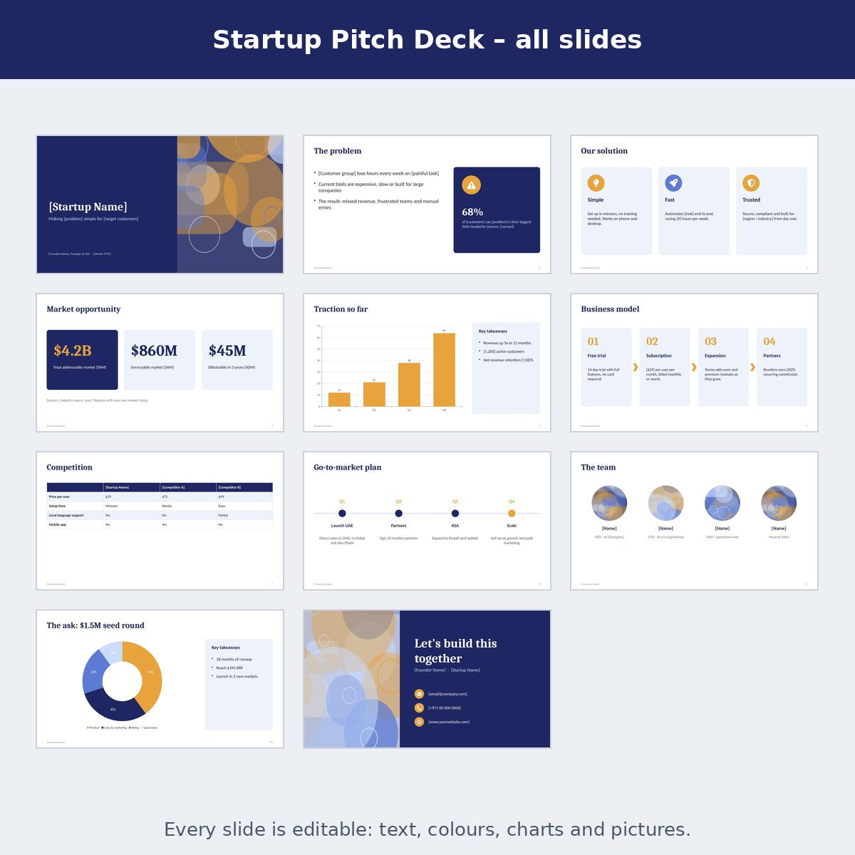 Startup Pitch Deck – preview