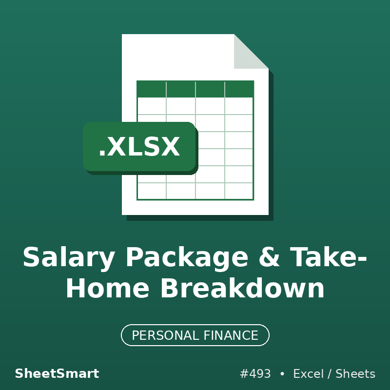 Salary Package & Take-Home Breakdown – Excel template