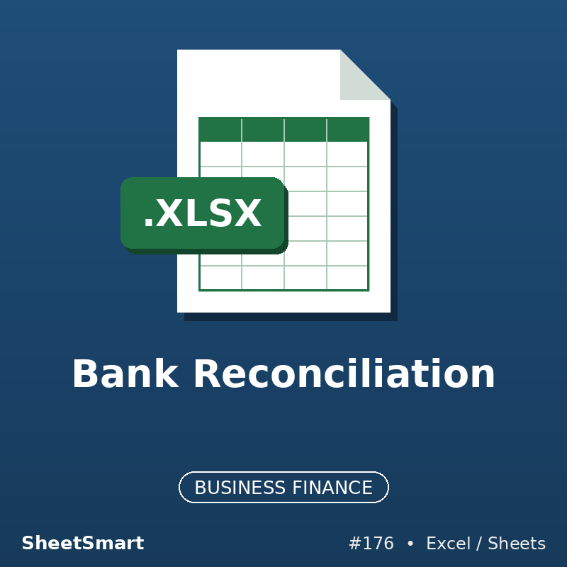 Bank Reconciliation – Excel template