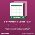 E-commerce Seller Pack – 6 Excel templates bundle