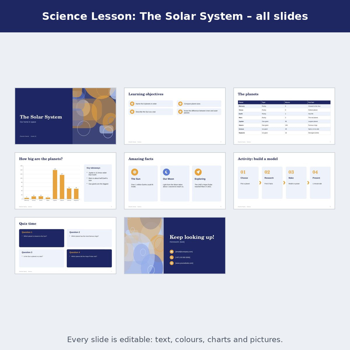 Science Lesson: The Solar System – preview