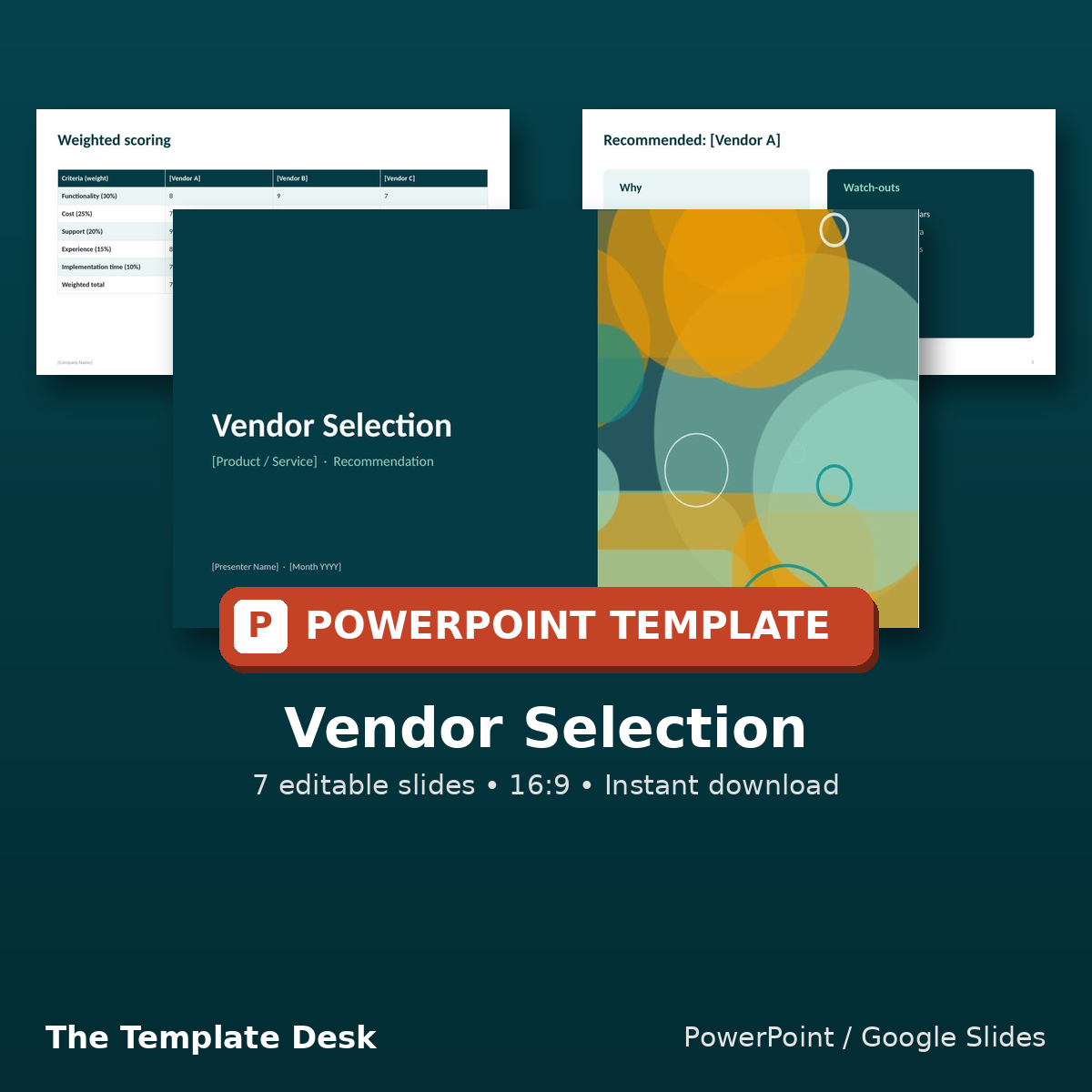 Vendor Selection – cover