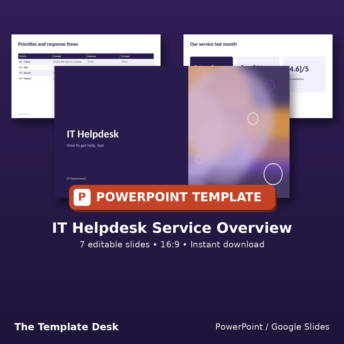 IT Helpdesk Service Overview – cover