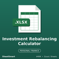 Investment Rebalancing Calculator – Excel template
