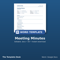 Meeting Minutes – cover