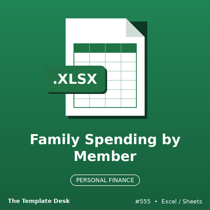 Family Spending by Member – cover