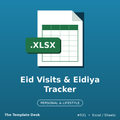 Eid Visits & Eidiya Tracker – Excel template
