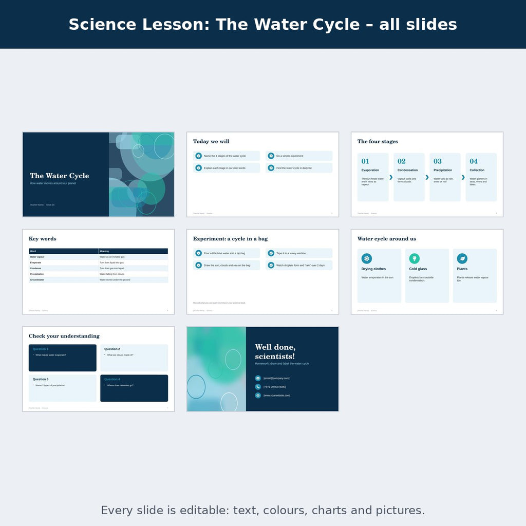 Science Lesson: The Water Cycle – preview