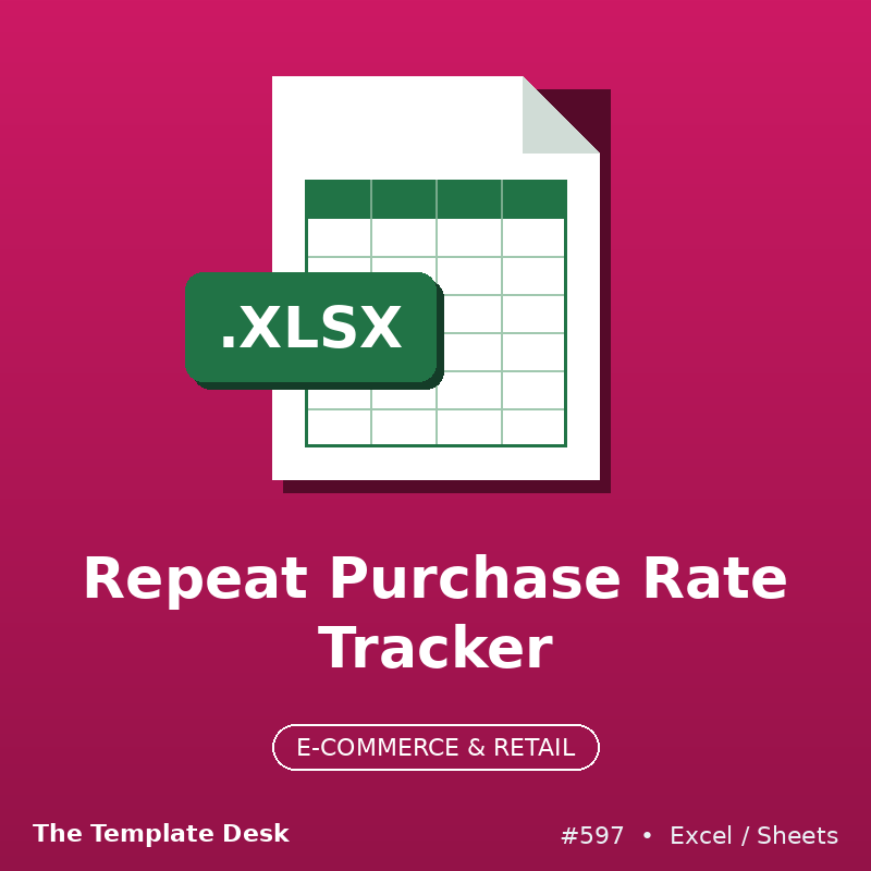Repeat Purchase Rate Tracker – cover