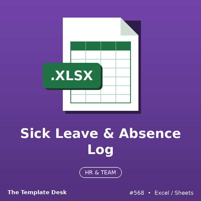 Sick Leave & Absence Log – cover