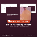 Email Marketing Report – cover