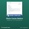 Show Cause Notice – cover