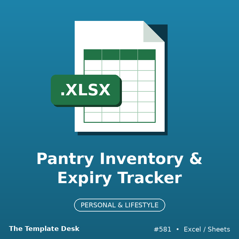 Pantry Inventory & Expiry Tracker – cover