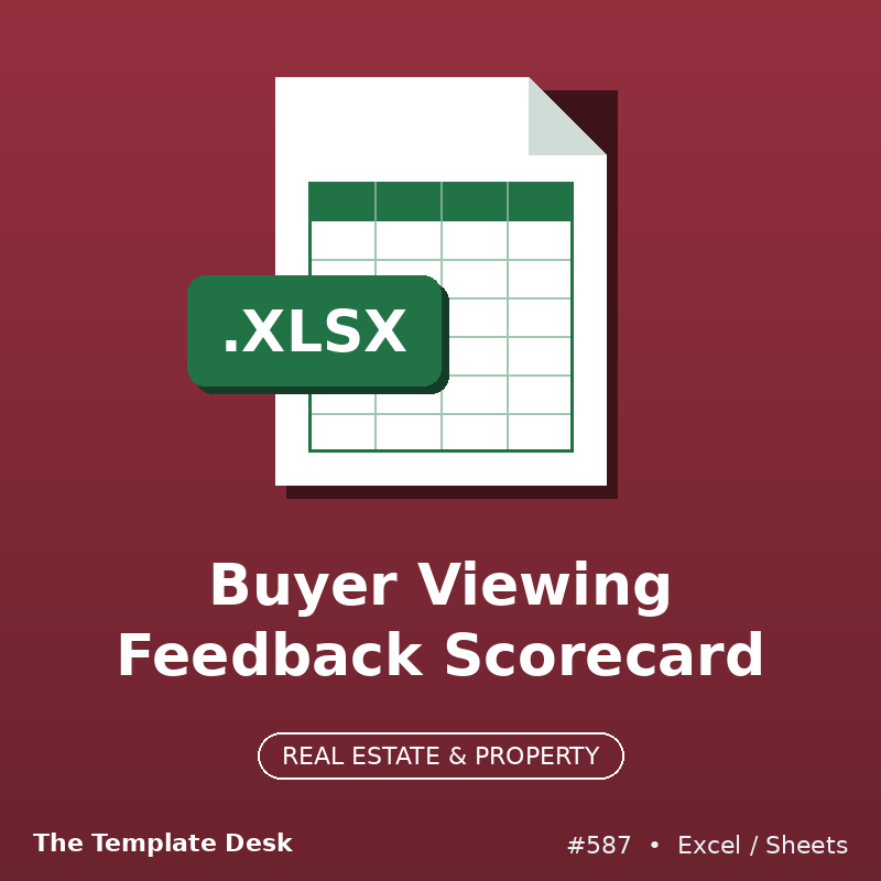 Buyer Viewing Feedback Scorecard – cover