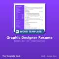 Graphic Designer Resume – cover