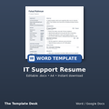 IT Support Resume – cover