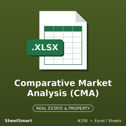 Comparative Market Analysis (CMA) – Excel template