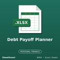 Debt Payoff Planner – Excel template