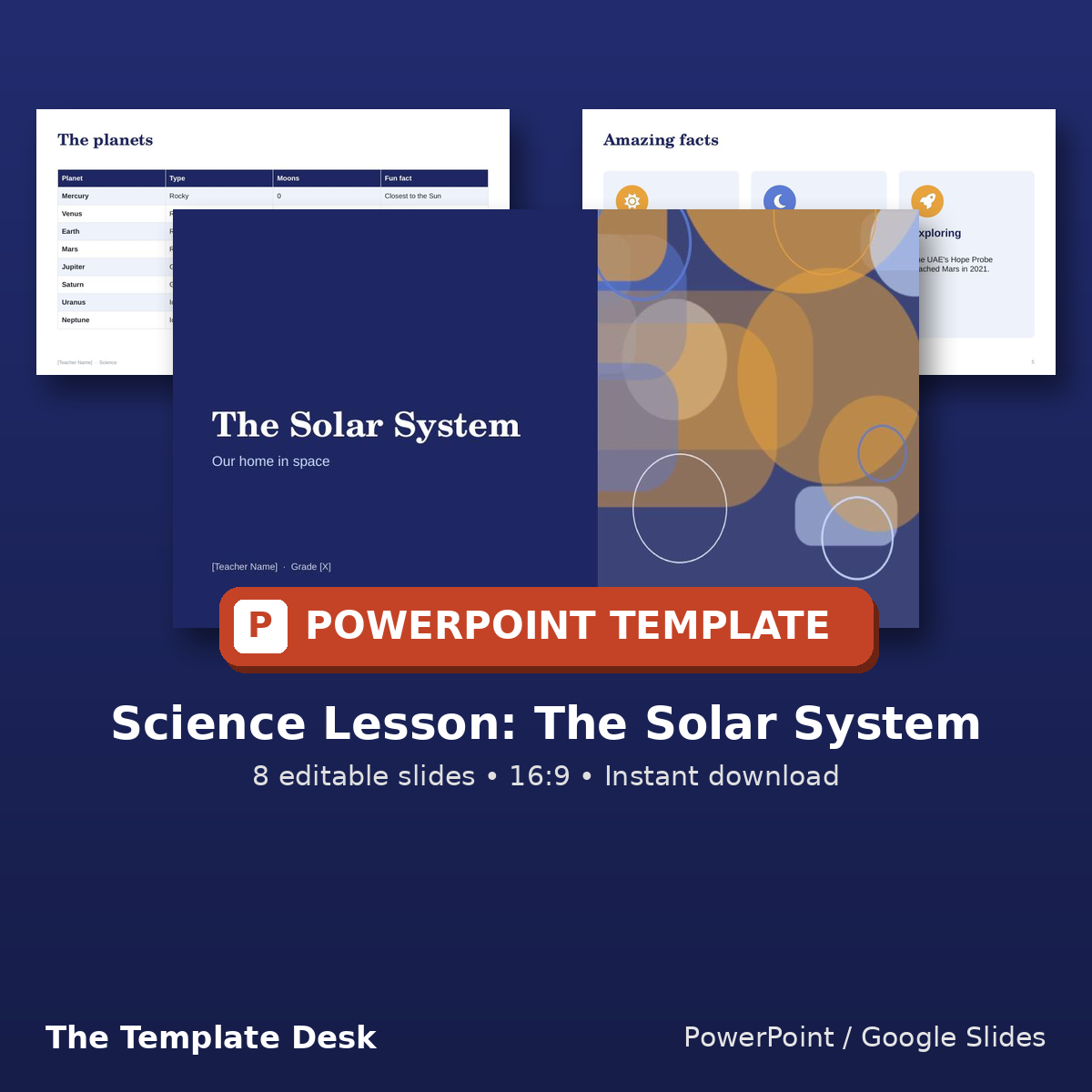 Science Lesson: The Solar System – cover