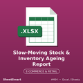Slow-Moving Stock & Inventory Ageing Report – Excel template