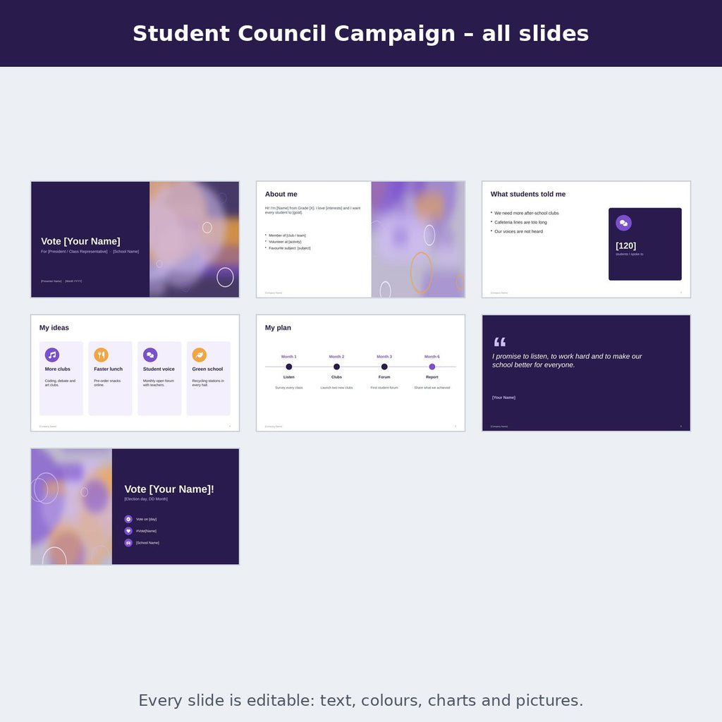 Student Council Campaign – preview
