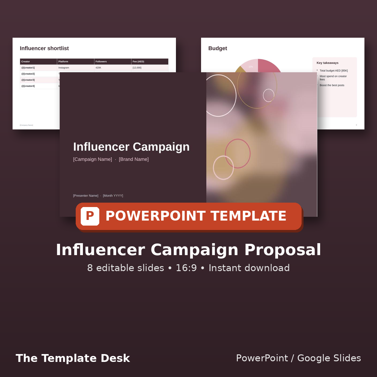 Influencer Campaign Proposal – cover