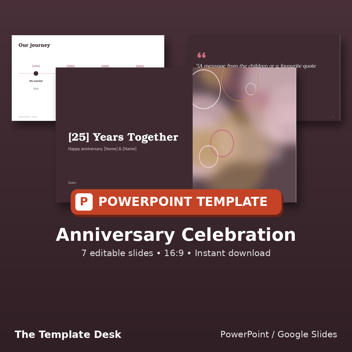 Anniversary Celebration – cover